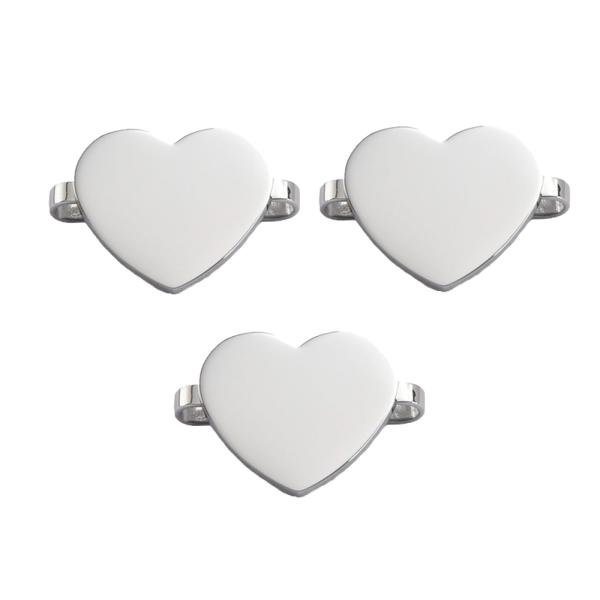 【並行輸入品】 SUBLIMATION MASTER 3Pcs Oval &amp; Heart Metal...