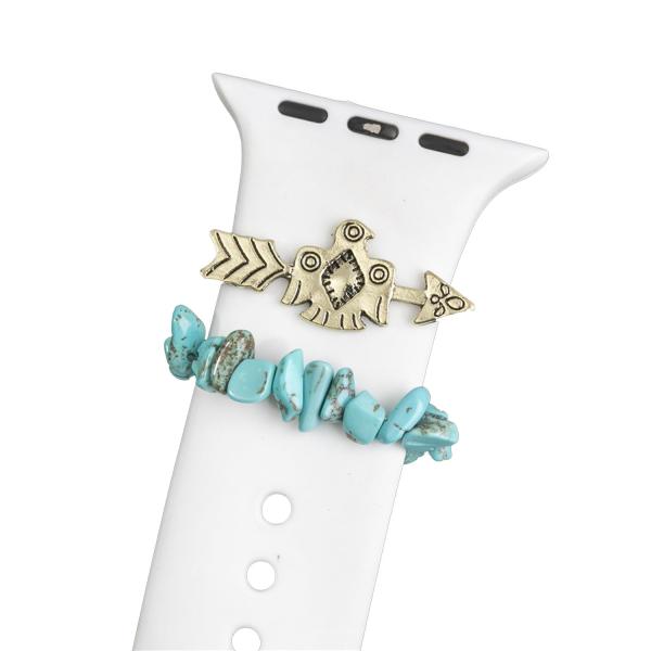 【並行輸入品】 BesoAbrazo Boho Faux Turquoise Watch Band ...