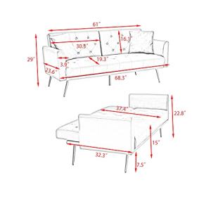 【並行輸入品】 Convertible Sof...の詳細画像4