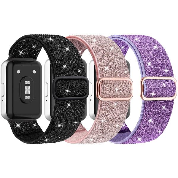 【並行輸入品】Nigaee 伸縮性ナイロンバンド Samsung Galaxy Fit 3対応 調節...