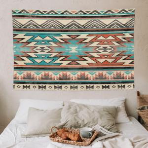 【並行輸入品】 LOMADIA Aztec Tapestry, Southwestern Native Tribal Ethnic Wester