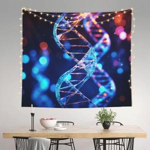 【並行輸入品】 Dwrepo DNA Genetic Helix Tapestry Wall Hanging Tapestries Aesthe