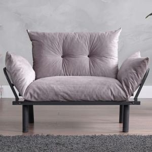 【並行輸入品】HRVEOCEI 49インチ ミニソファ マットレス付き 小さなスペースに ラブシートソファチェア 特大アクセントチェア ハーフ