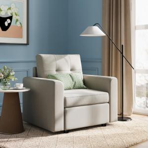 【並行輸入品】LINSY HOME RUBIK III 1人掛け ファブリックソファセット ディープシート モジュラー セクショナルソファ モダン