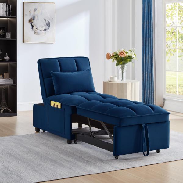 【並行輸入品】 GYYBED 4 in1 Multi Function Single Sofa Be...