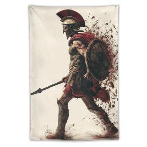 【並行輸入品】 Reccmeny Trojan Tapestry Trojan War Polyester Modern Aesthetic W