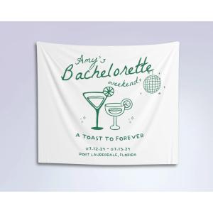 【並行輸入品】 BBLI Custom Bachelorette Party Tapestry, Customized Bridal Showe