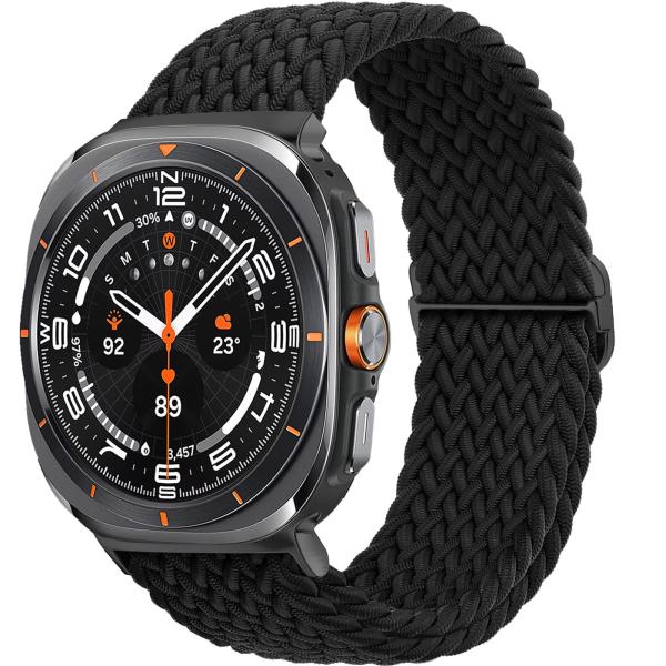 【並行輸入品】Samsung Galaxy Watch Ultra用弾性編組バンド 47mm メンズ...