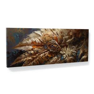 【並行輸入品】 Sense Canvas Pheasant Feathered Tapestry 5 Canvas Art Home Dec