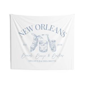 【並行輸入品】 BBLI Custom New Orleans Bachelorette Wall Tapestry, Bachelorette