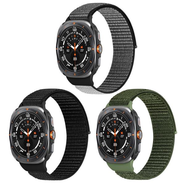 【並行輸入品】WolliLe ナイロンスポーツバンド Samsung Galaxy Watch Ul...