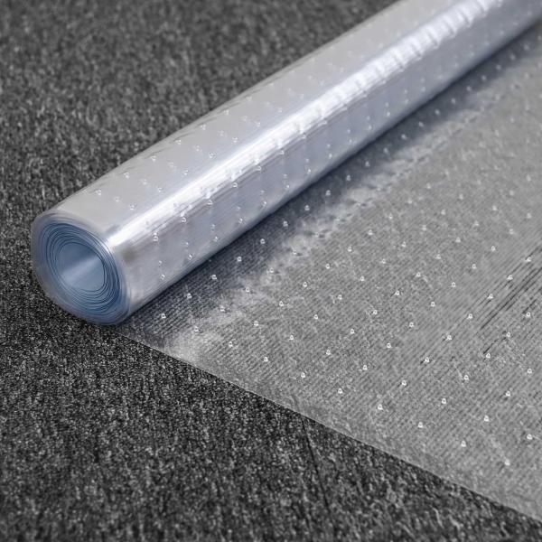 【並行輸入品】プラスチックカーペットプロテクター 12フィート クリアカーペットランナープロテクター...