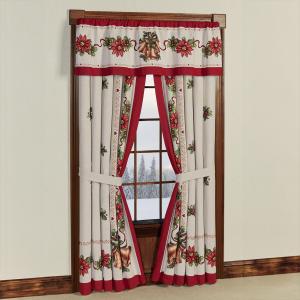 【並行輸入品】 Holiday Bells Luxury Window Treatment | Lightweight Woven Jacqua
