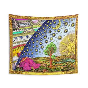 【並行輸入品】 Flammarion Tapestry Traveler Exploring the Universe Alchemis