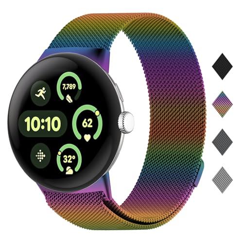 【並行輸入品】HAYONLIY ステンレススチール磁気バンド Google Pixel Watch ...