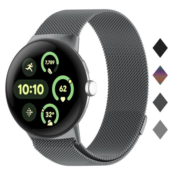 【並行輸入品】HAYONLIY ステンレススチール磁気バンド Google Pixel Watch ...