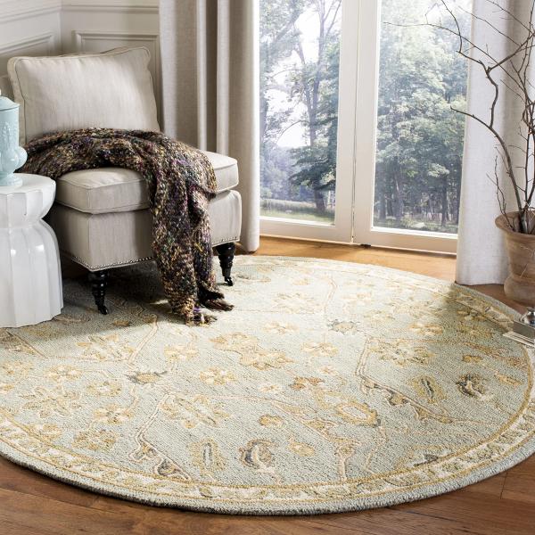 【並行輸入品】 SAFAVIEH Blossom Collection Area Rug   4' ...