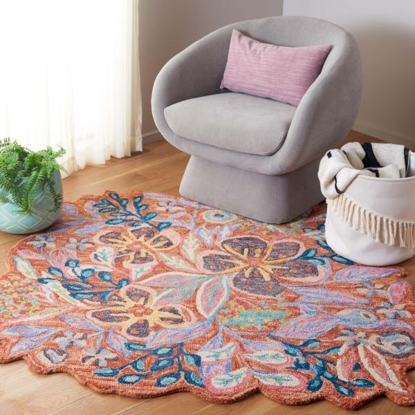 【並行輸入品】 SAFAVIEH Jardin Collection Area Rug   5' R...