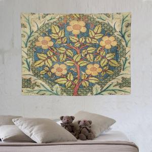 【並行輸入品】 GoDazzling William Morris Botanical Art Tapestry, Flower Pattern