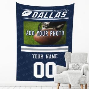 【並行輸入品】 Dallas Wall Decoration Tapestry, Sport Tapestry Wall With Pictur