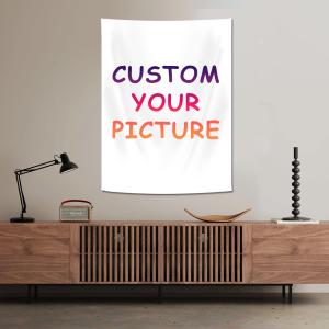 【並行輸入品】 Custom Tapestry for Wall Customizable Banners Blanket for Bedroo