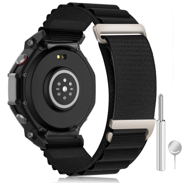 【並行輸入品】Bolesi アルパインループナイロンバンド Amazfit T Rex 3バンド対応...