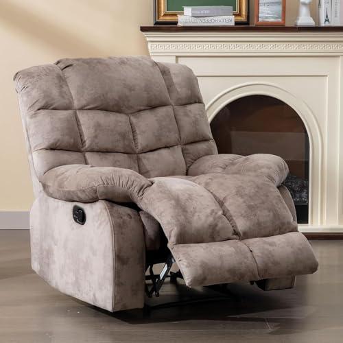 【並行輸入品】 EBELLO Manual Recliner Chair, Overstuffed ...