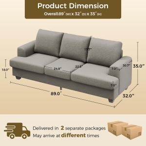 【並行輸入品】KKL 89インチ リビングルー...の詳細画像3