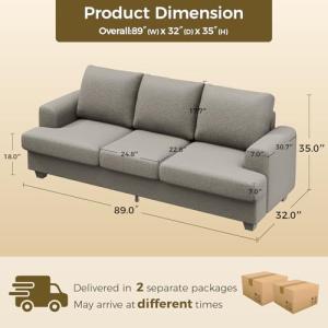 【並行輸入品】KKL 89インチ リビングルー...の詳細画像4