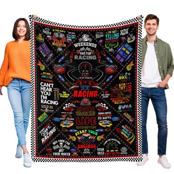 【並行輸入品】Xtmunole レーシングブランケット カーレースギフト 男女兼用 男の子 女の子 ...