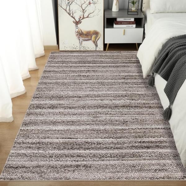 【並行輸入品】 GarveeHome 5x7 Rug Washable Rug for Bedroo...