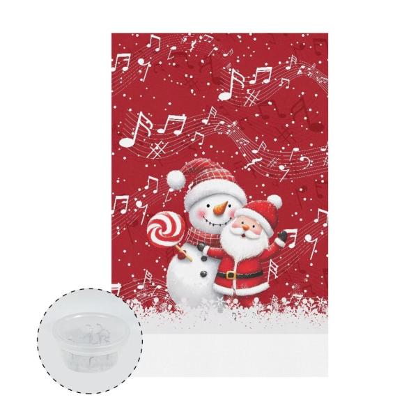 【並行輸入品】 Noprintge Christmas Snowman Santa Claus Pr...