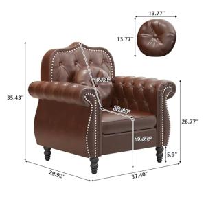 【並行輸入品】RUSTYER アクセントチェア...の詳細画像4