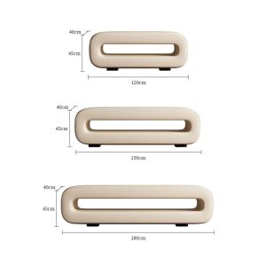 【並行輸入品】ベッドエンドベンチ リビングルー...の詳細画像3