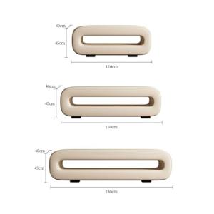 【並行輸入品】ベッドエンドベンチ リビングルー...の詳細画像4