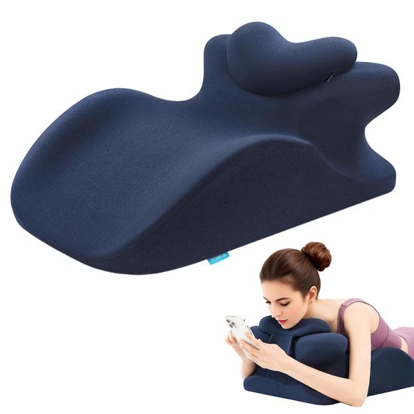 【並行輸入品】 MOONYOOY Memory Foam Ergonomic Rest Pillow...