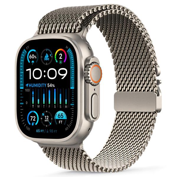 【並行輸入品】 FEWGEY Milanese Loop Metal Watch Band Ultr...