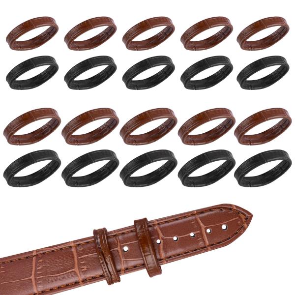【並行輸入品】Framendino レザーウォッチバンドキーパーホルダーループ交換用リテーナーリング...