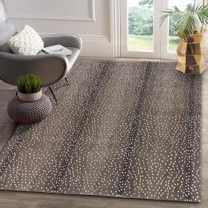 【並行輸入品】 Antelope Cheetah Animal Contemporary Handmade Woolen Area Rugs &