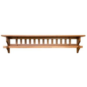 【並行輸入品】 RRD Mounted Mission Style Quilt Rack with Shelf Amish Made Qui