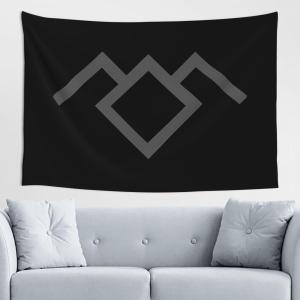 【並行輸入品】 BXDEOOPWE Twin Peaks Owl Cave Symbol Tapestry Wall Hanging Decor