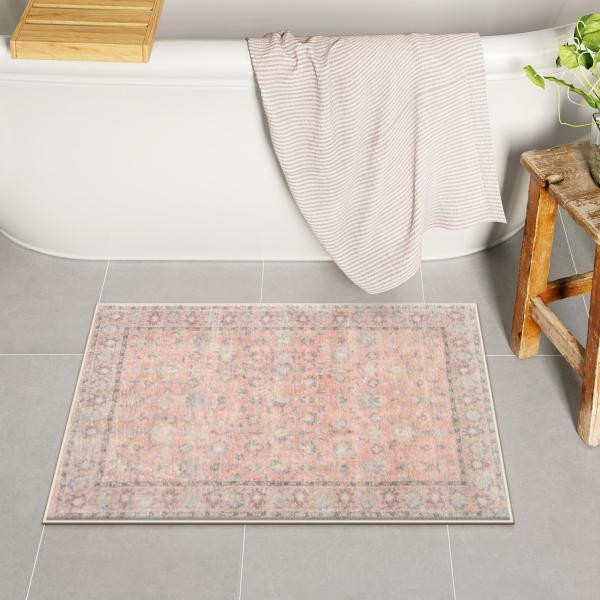 【並行輸入品】Uphome エレガントなブロケードバスルームラグ Uphome Boho Bathr...