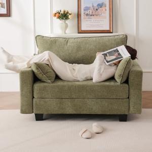 【並行輸入品】liuyefisher 53インチ ラブシートソファ 全シート収納付き モジュラーセクショナルソファ ディープシート付き 特大サイ