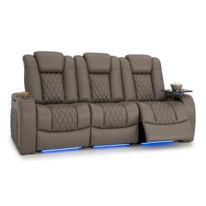 【並行輸入品】Seatcraft Diamante 無重力CoolZero イタリアンレザーホームシアターシーティング、パワーヘッドレスト、パワ
