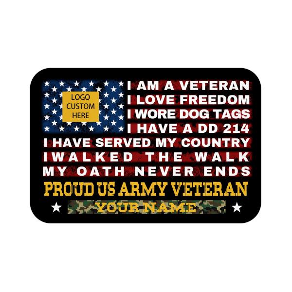 【並行輸入品】 Szbf36plans Personalized Veteran Door Mat ...