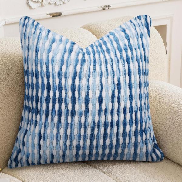 【並行輸入品】Merrycolor ボーホー スローピローカバー 18x18インチ シェニール織 ス...