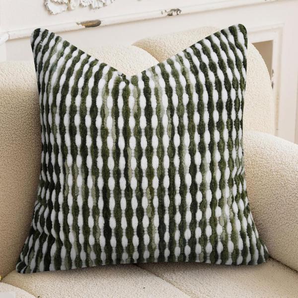 【並行輸入品】Merrycolor ボーホー スローピローカバー 18x18インチ シェニール織 ス...