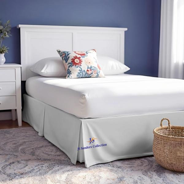 【並行輸入品】JS Sanders Collection プリーツベッドスカート スプリットコーナー...