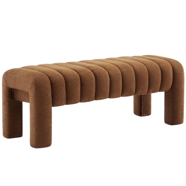 【並行輸入品】 Scingu 43.3" Bedroom Bench, Upholstered Br...