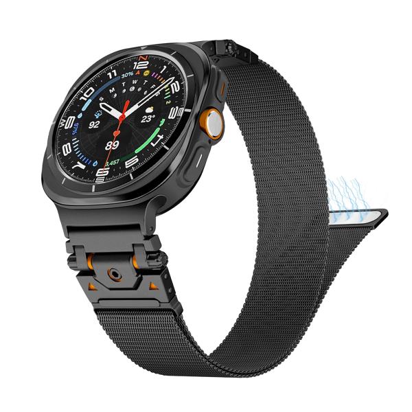 【並行輸入品】Samsung Galaxy Watch Ultra用ミラネーゼループ バンド 47m...